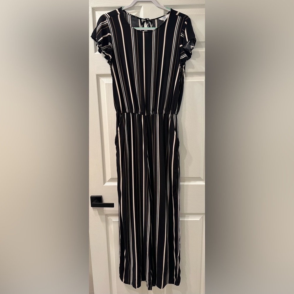 Time and Tru Striped Jumpsuit - Picture 1 of 14